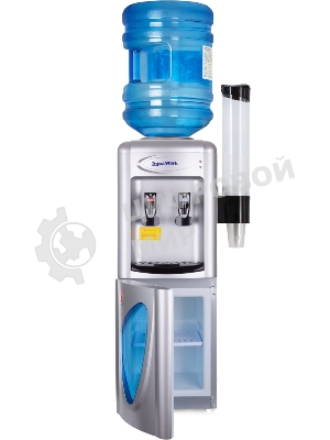 Кулер для воды Aqua Work 0.7-LDR, верхняя загрузка, нагрев 92 °С, охлаждение 12 °С, серебристый