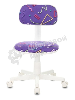 Кресло Бюрократ CH-W201NX Sticks 08 фиолетовый, ткань, 120 кг