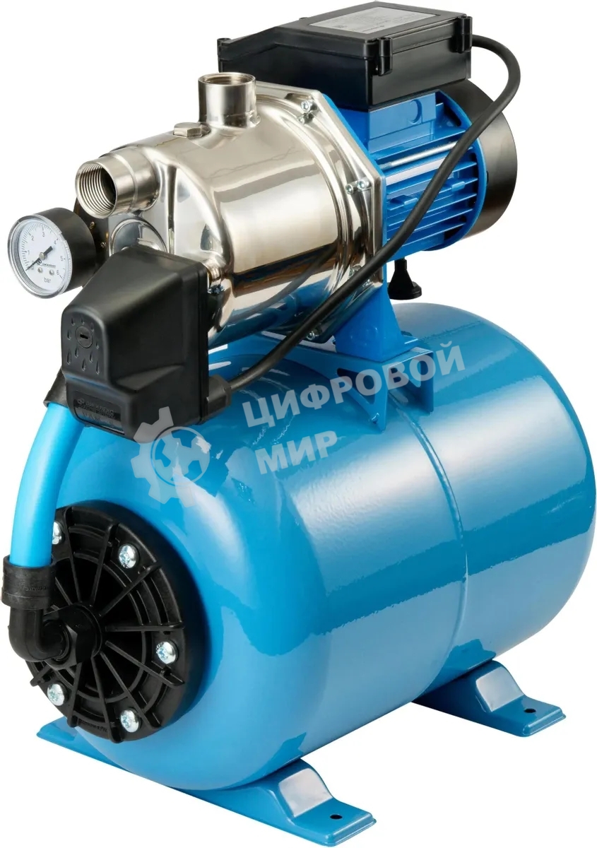 Насосная станция центробежный Джилекс Джамбо 60/35 Н-24 2.0 620Вт 3600л/час (в компл.:Реле давления РДМ-5, гидроаккумулятор 24 литра) (3012)