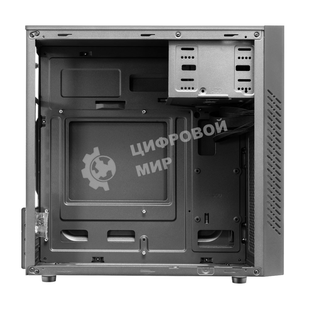 Компьютерный корпус Ginzzu D350 2хUSB 2.0,AU RGb w/o PSU