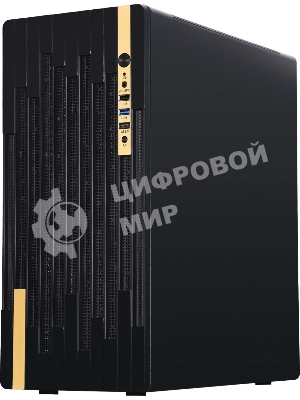 Компьютерный корпус Accord ACC-188R2 черный без БП ATX 4x120мм 1xUSB 2.0 1xUSB 3.0 1xUSB3.1 audio