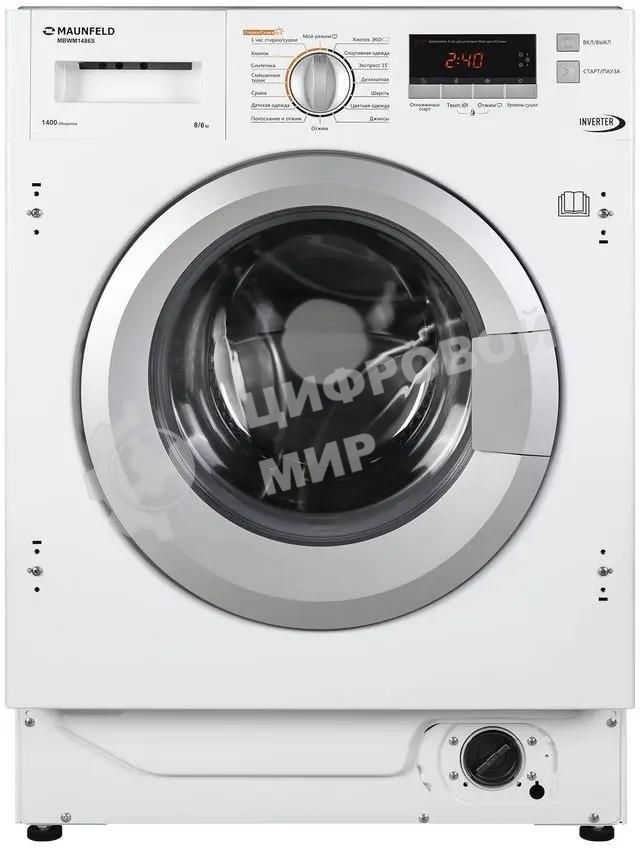 Встраиваемая стиральная машина Maunfeld MBWM1486S с сушкой