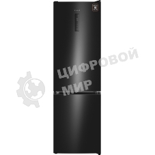 Холодильник Weissgauff WRK 2000 Total NoFrost Inverter Black черный двухкамерный 240/95л морозилка снизу