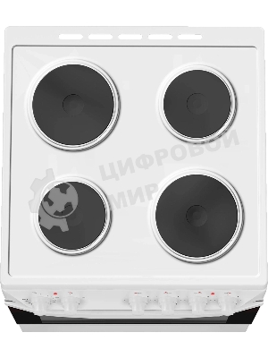Плита электрическая Darina 1D EM 141 404 W белый/черный, конфорок 4 шт, духовка 50 л, 60 см x 85 см x 60 см