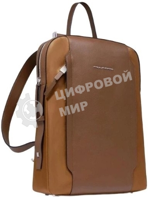 Рюкзак женский Piquadro Lyra CA4576W92T/CU табачный ткань/натур.кожа
