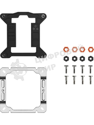 Кулер для процессора Deepcool AG300 G2 Soc-AM5/AM4/1200/1700/1851 серебристый/черный 4-pin 18-31dB Al+Cu 150W 350gr Ret (R-AG300-BKAMMG2)