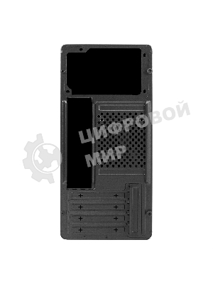 Корпус ExeGate BAA-503, Mini-Tower, чёрный, 1 x 80/90 мм