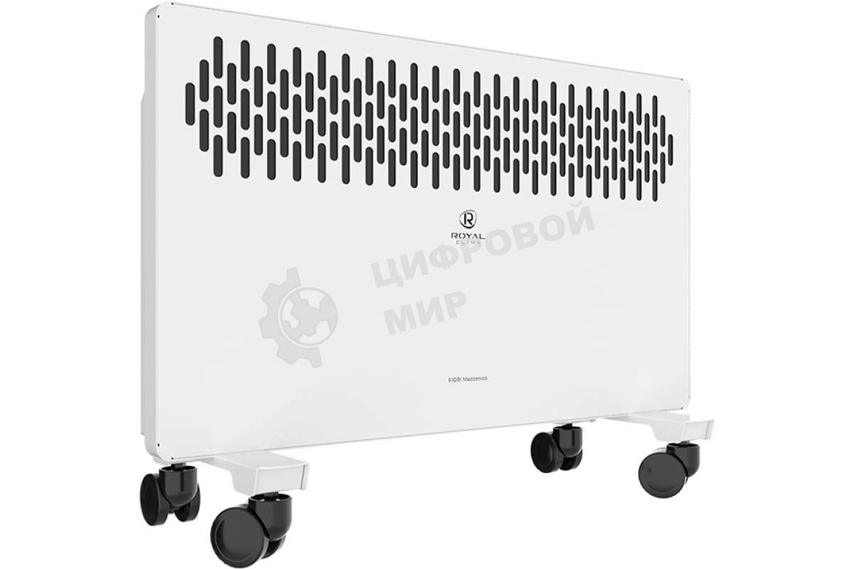Конвектор электрический Royal Clima REC-FR1500M белый, 1500 Вт, 20 м2, термостат