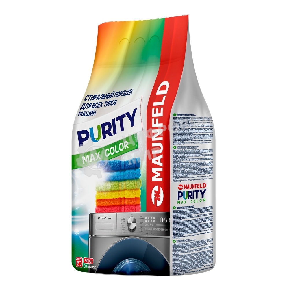 Стиральный порошок Maunfeld Purity Max Color Automat 9000 г MWP9000CA