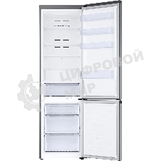 Холодильник Samsung RB38C600DSA/EF серебристый двухкамерный 276/114л морозилка снизу, No Frost