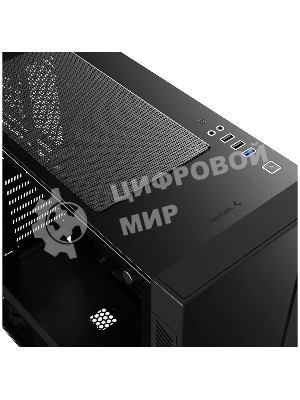 Компьютерный корпус MidiTower Deepcool MATREXX 55 V3 без БП, бок.окно, черный, EATX (DP-ATX-MATREXX55V3)
