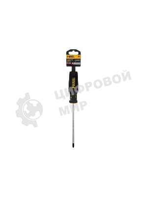 Отвертка Denzel PH2х150 мм, S2, 3к рукоятка