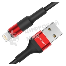 Кабель Crown USB - Lightning CMCU-007L red