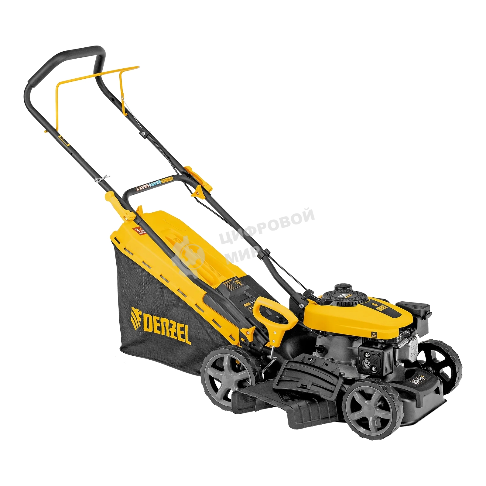 Газонокосилка бензиновая Denzel GLD-410-K, 150 см3, 41 см, 40 л