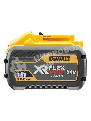 Аккумулятор DeWalt DCB548-XJ 54 В XR FLEXVOLT Li-Ion, нарпяжение: 18 и 54 В, 12.0 А·ч, XR 18.0 В