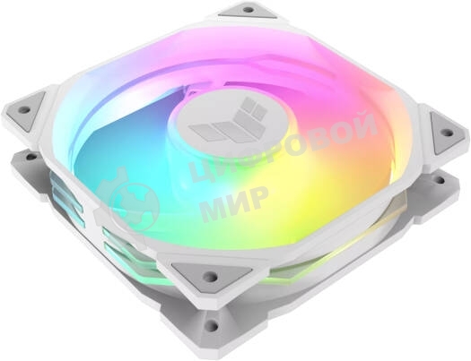 Вентилятор в корпус ASUS TUF GAMING TR120 FAN ARGB REVERSE WHITE белый, 120x120x28 мм, 2000 об/мин, 29 дБ, 4 pin