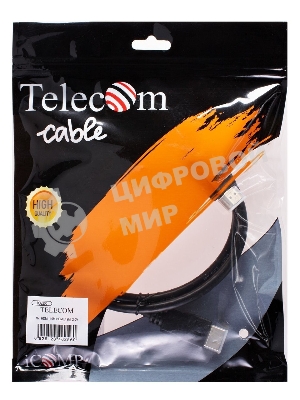 Кабель Telecom HDMI 19M/M ver 2.0,1m TCG200-1M