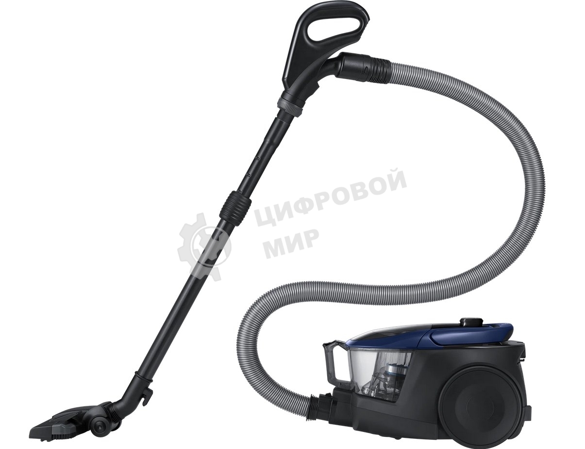 Пылесос Samsung SC18M3120VB синий, 380/1800 Вт, уборка сухая, пылесборник контейнер 2 л