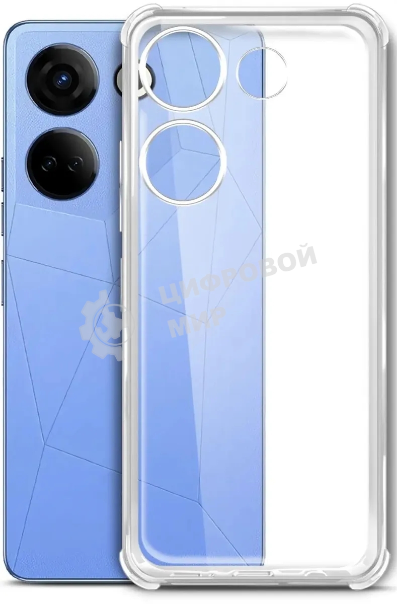 Чехол (клип-кейс) BoraSCO для Tecno Camon 20/20 Pro (4G) 72319 прозрачный