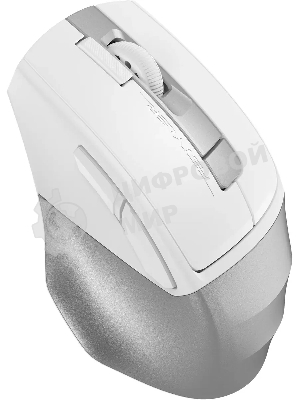 Мышь беспроводная A4Tech Fstyler FG45CS Air2 белый/серебристый, 2000 dpi, радиоканал, USB, кнопки - 7