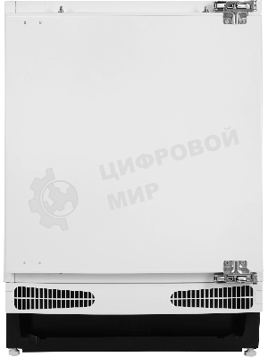 Встраиваемый холодильник Hyundai HBR 0812 белый однокамерный 98/17л морозилка сверху