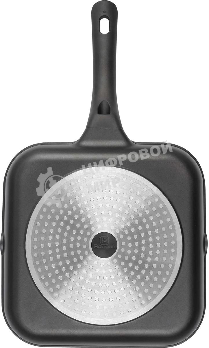 Сковорода-гриль Rondell Weiser RDA-1554, 28 см, без крышки, черный