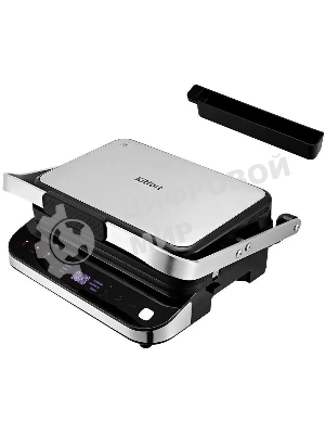 Гриль электрический Kitfort КТ-1682 черный/серебристый