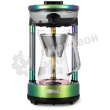 Кофеварка капельная Kitfort КТ-7488 зеленый, исп. кофе - молотый, 0.6 л, 600 Вт