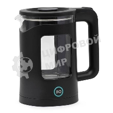 Чайник электрический BQ KT2000G черный. Мощность: 1500 Вт, Максимальный объем: 1.5 л