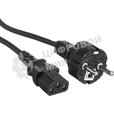 Шнур сетевой Rexant СЕЕ 7/7 (Schuko) – IEC 320 C13 3x0,75мм², длина 5м