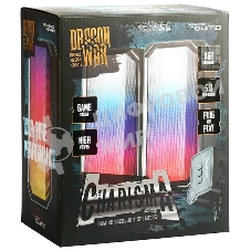 Акустическая система RGb 2.0 + Bluetooth, Qumo Charisma (ВТ 0054), 15ВТ, объемное звучание, отключаемая многорежимная RGb подсветка, USB+Jack 3,5мм