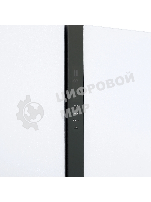 Холодильник Maunfeld MFF177NFW белый глянец двухкамерный 263/170л морозилка сбоку, No Frost, Side by Side