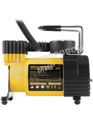 Компрессор автомобильный Denzel DС-20, 12 В, 10 атм., 35 л/мин