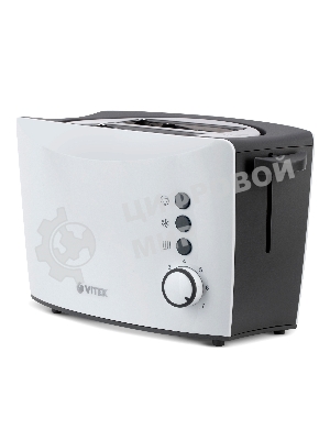 Тостер Vitek VT-7166 (MC) белый/серый
