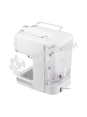 Кофеварка рожковая Maunfeld MF-735WH PRO белый, исп. кофе - молотый, 1.25 л, 1100 Вт, 15 бар