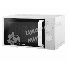 Микроволновая печь Sakura SA-7051W белый, 20 л, 700 Вт, переключатели - поворотный механизм