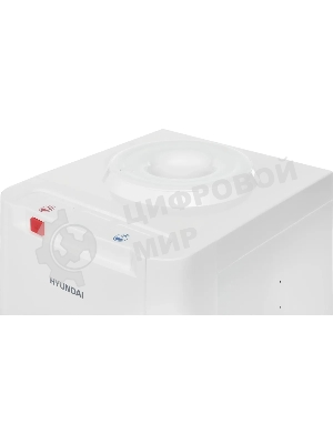 Кулер для воды Hyundai H-WD3406E, верхняя загрузка, нагрев 95 °С, охлаждение 10 °С, белый