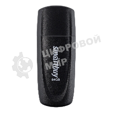 Флешка USB Smartbuy Scout black (SB064Gb2SCK), 64Gb, USB 2.0, R/W 15/8, черный