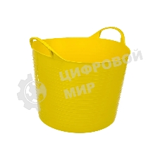 Ведро Сибртех гибкое сверхпрочное 40 л, желтый