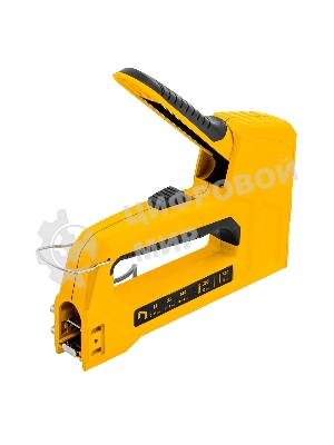 Степлер мебельный Denzel тип 53 и 13, 6-14мм, тип 140, 10-14мм, тип 300, 15мм, тип 500, 15мм