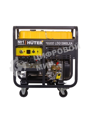 Электрогенератор дизельный Huter LDG 13000LXА, 9.5 кВт, 82 дБ, 142.5 кг