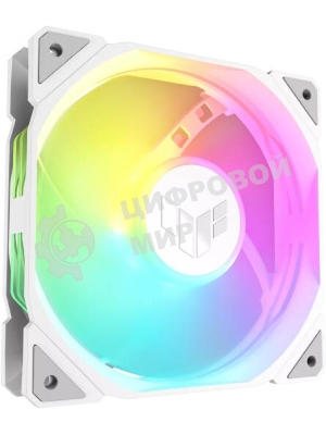 Вентилятор в корпус ASUS TUF GAMING TR120 FAN ARGB REVERSE WHITE белый, 120x120x28 мм, 2000 об/мин, 29 дБ, 4 pin