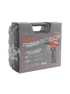 Дрель-шуруповерт Patriot BR 467h BL, 16,8 В, 2 Ач, 70 Нм, бесщеточный, ударный