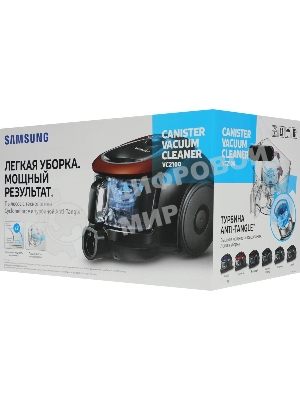 Пылесос Samsung VC18M21A0SB/EV синий/черный, 380/1800 Вт, уборка сухая, пылесборник контейнер 1.5 л