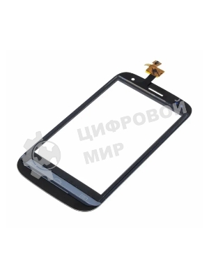 Сенсорное стекло (тачскрин) для Fly IQ445 Genius, черное