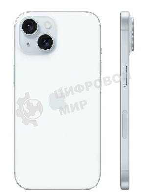Смартфон Apple iPhone 15, 6/256Gb, голубой