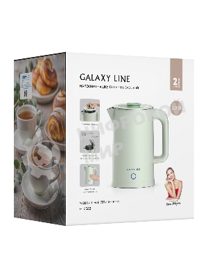 Чайник электрический Galaxy GL 0362 фисташковый
