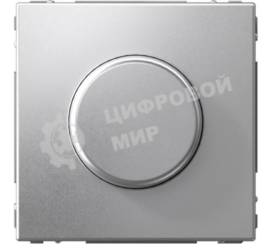 Светорегулятор поворотно-нажимной (диммер) ArtGallery LED RC 400 Вт механизм алюм. SE GAL000323