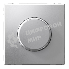 Светорегулятор поворотно-нажимной (диммер) ArtGallery LED RC 400 Вт механизм алюм. SE GAL000323