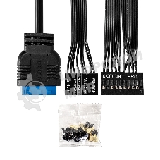 Компьютерный корпус Desktop ExeGate EX294018RUS FL-102 (mini-ITX, без БП, 2*USB+1*USB 3.0, аудио, черный)